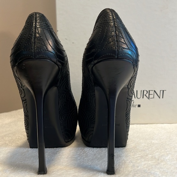 Yves Saint Laurent Black Heels - Picture 3 of 8